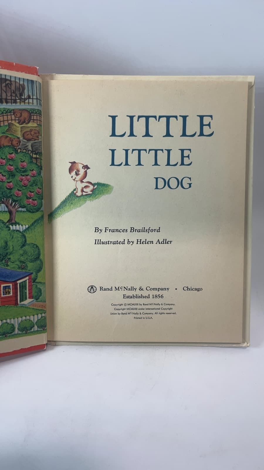 Little Little Dog by Frances Brailsford - title page