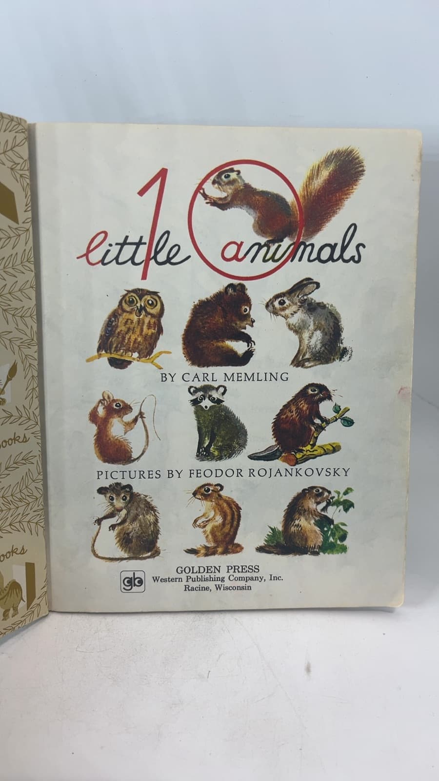 10 Little Animals by Carl Memling - title page