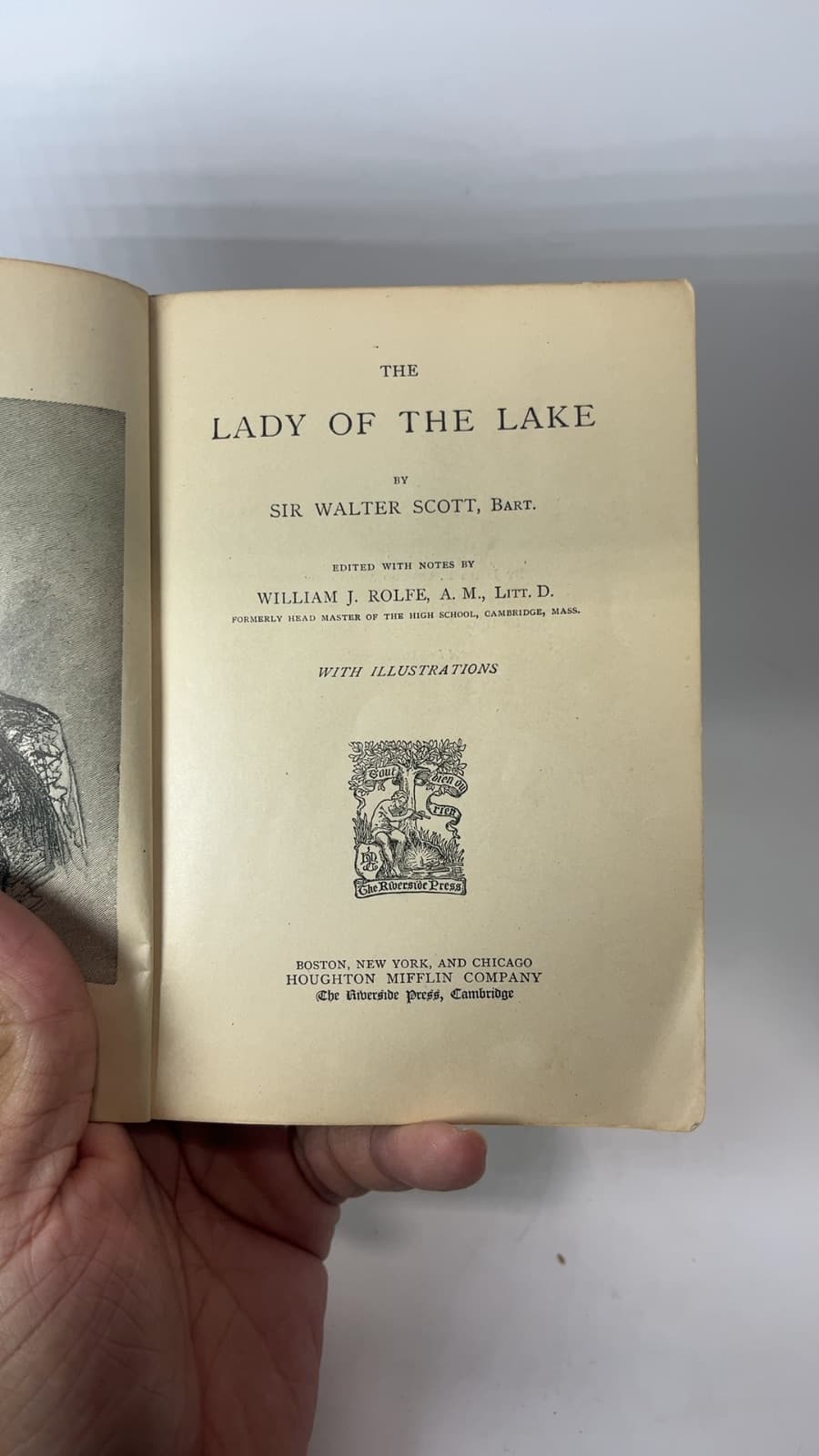 The Lady of the Lake by Sir Walter Scott, Bart. - title page