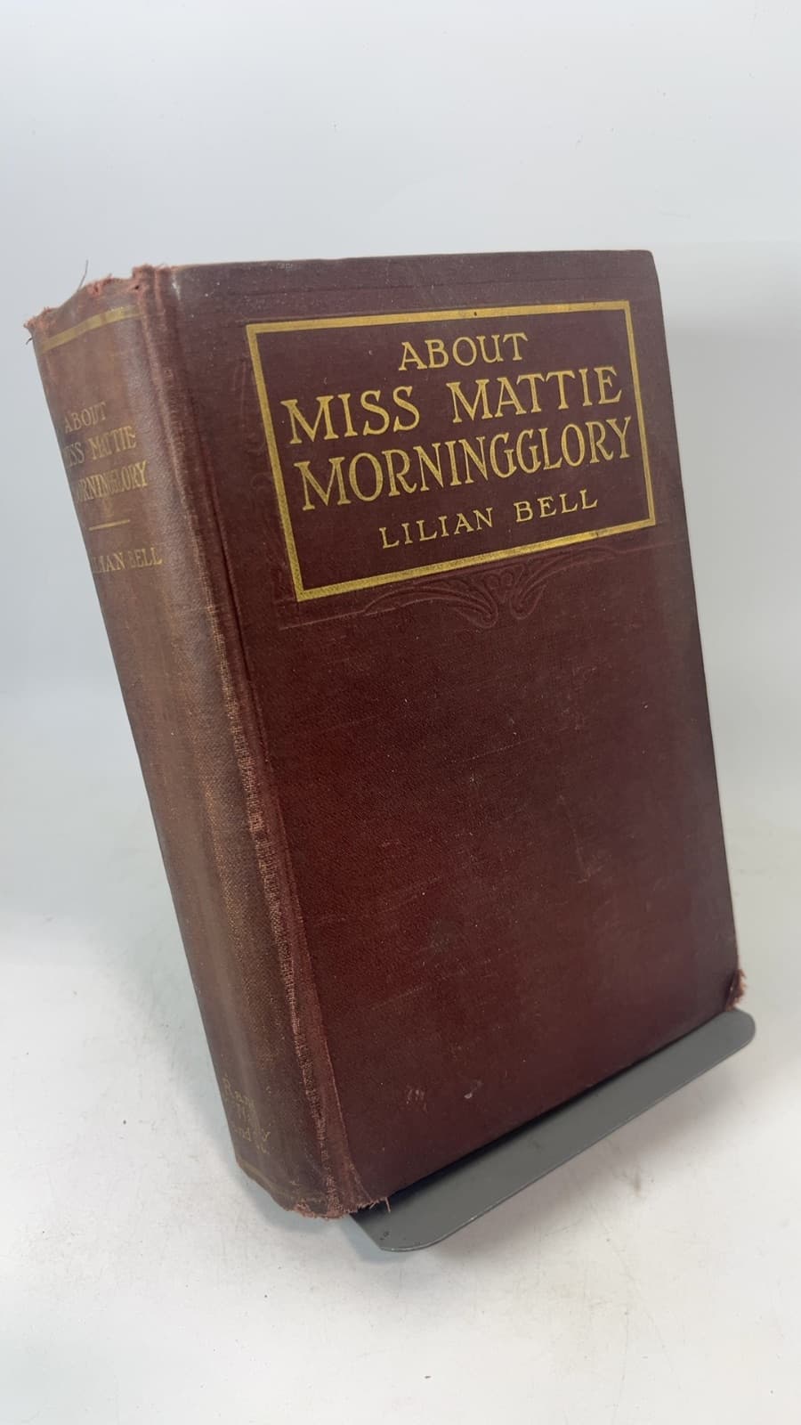 About Miss Mattie Morningglory by Lilian Bell - front cover