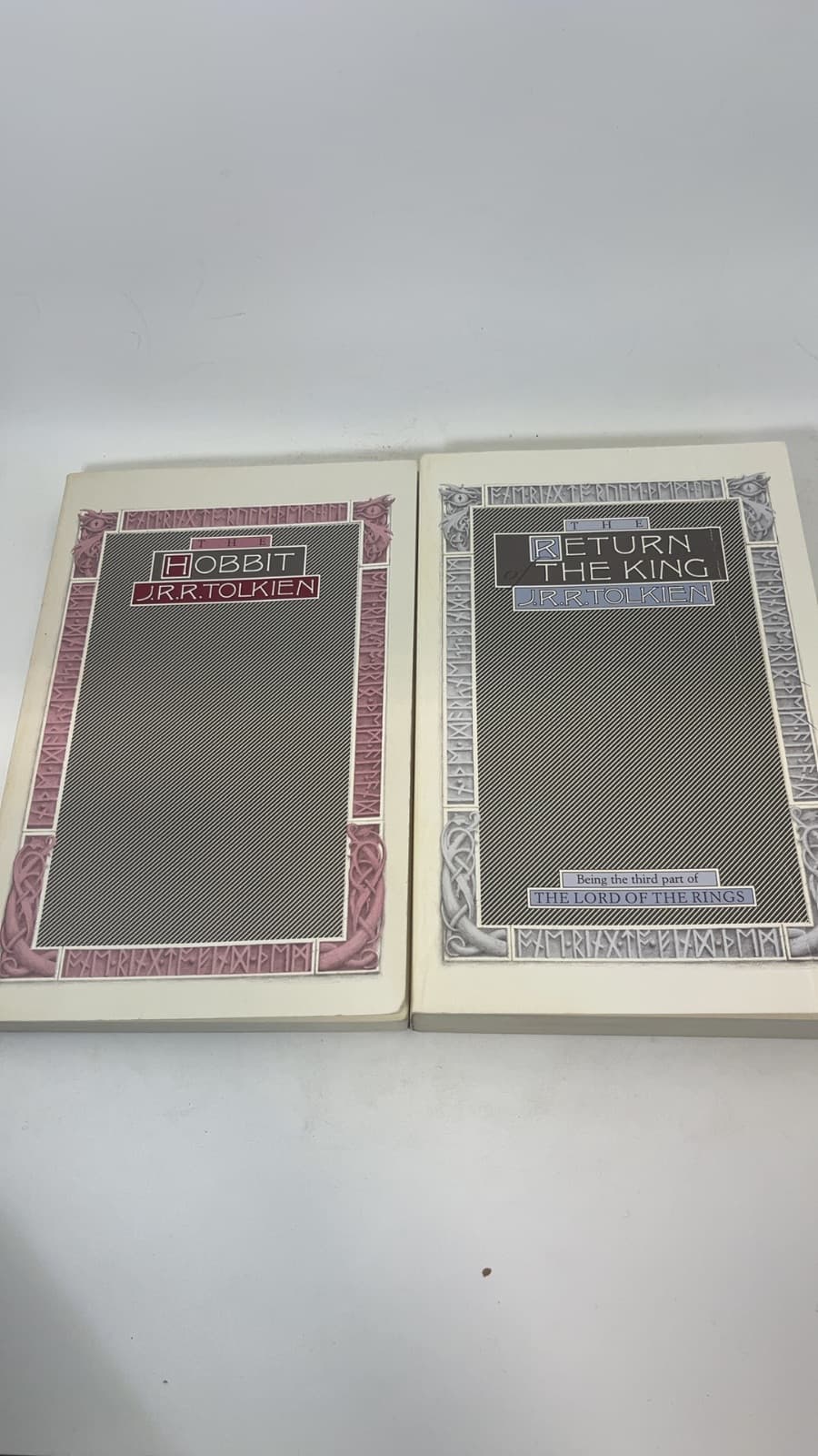 The Hobbit and The Lord of the Rings - 4 Book Set  by J.R.R. Tolkien - copyright page showing 1987 details