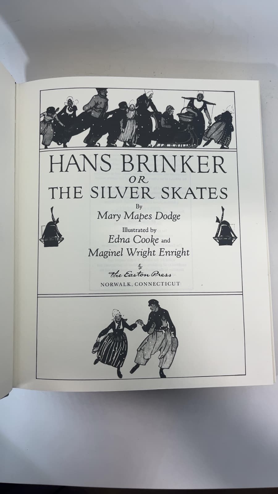 Hans Brinker or The Silver Skates by Mary Mapes Dodge - title page