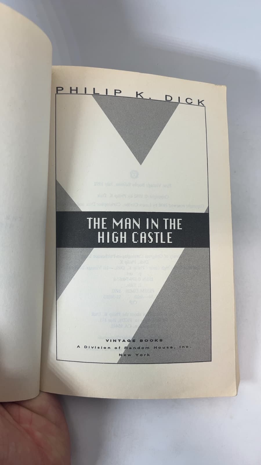 The Man in the High Castle by Philip K. Dick - title page