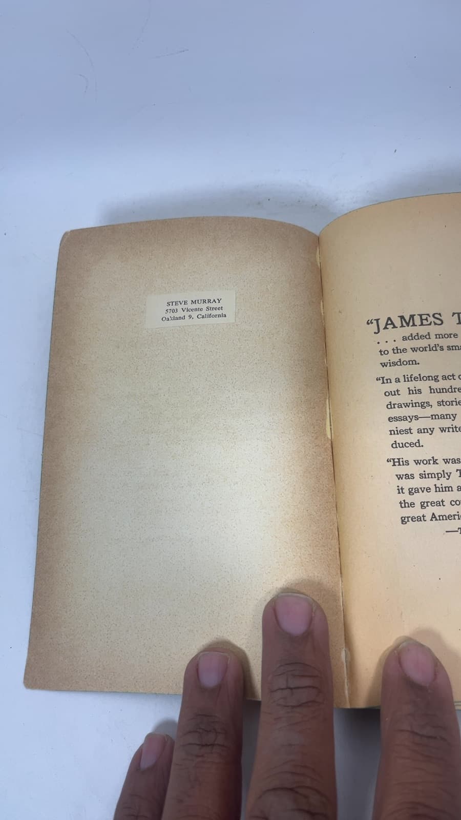 The Thurber Carnival by James Thurber - additional view