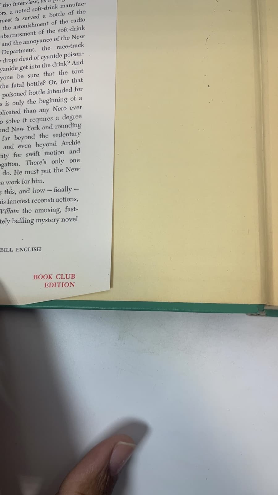 and be a villain by Rex Stout - additional view