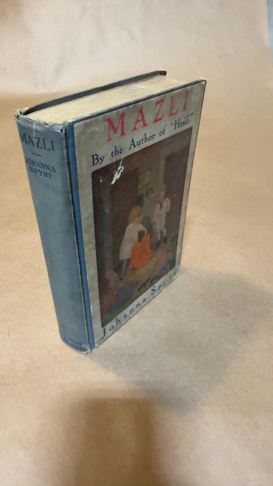 Mäzli: A Story of the Swiss Valleys by Johanna Spyri - quarter view showing binding condition