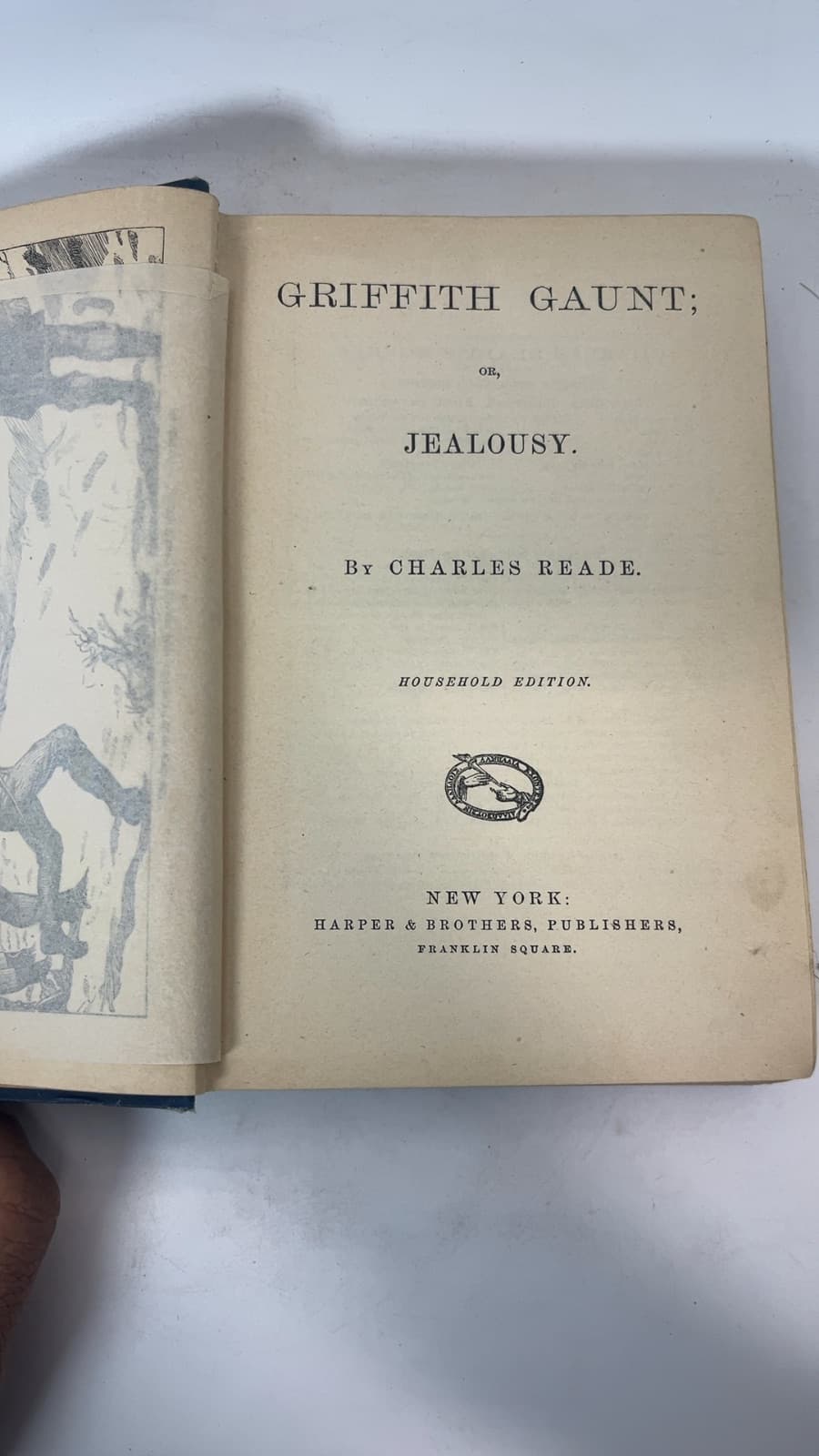 Griffith Gaunt; or, Jealousy by Charles Reade - title page