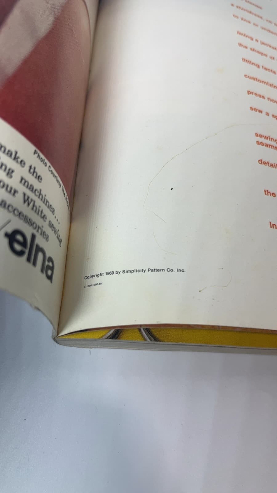 Simplicity Sewing Book - 1969 - title page
