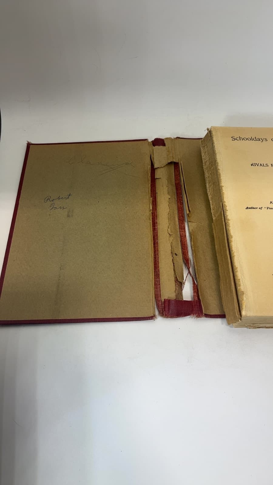 Schooldays of Fred Harley; or, Rivals for All Honors by Arthur M. Winfield - copyright page showing unknown details