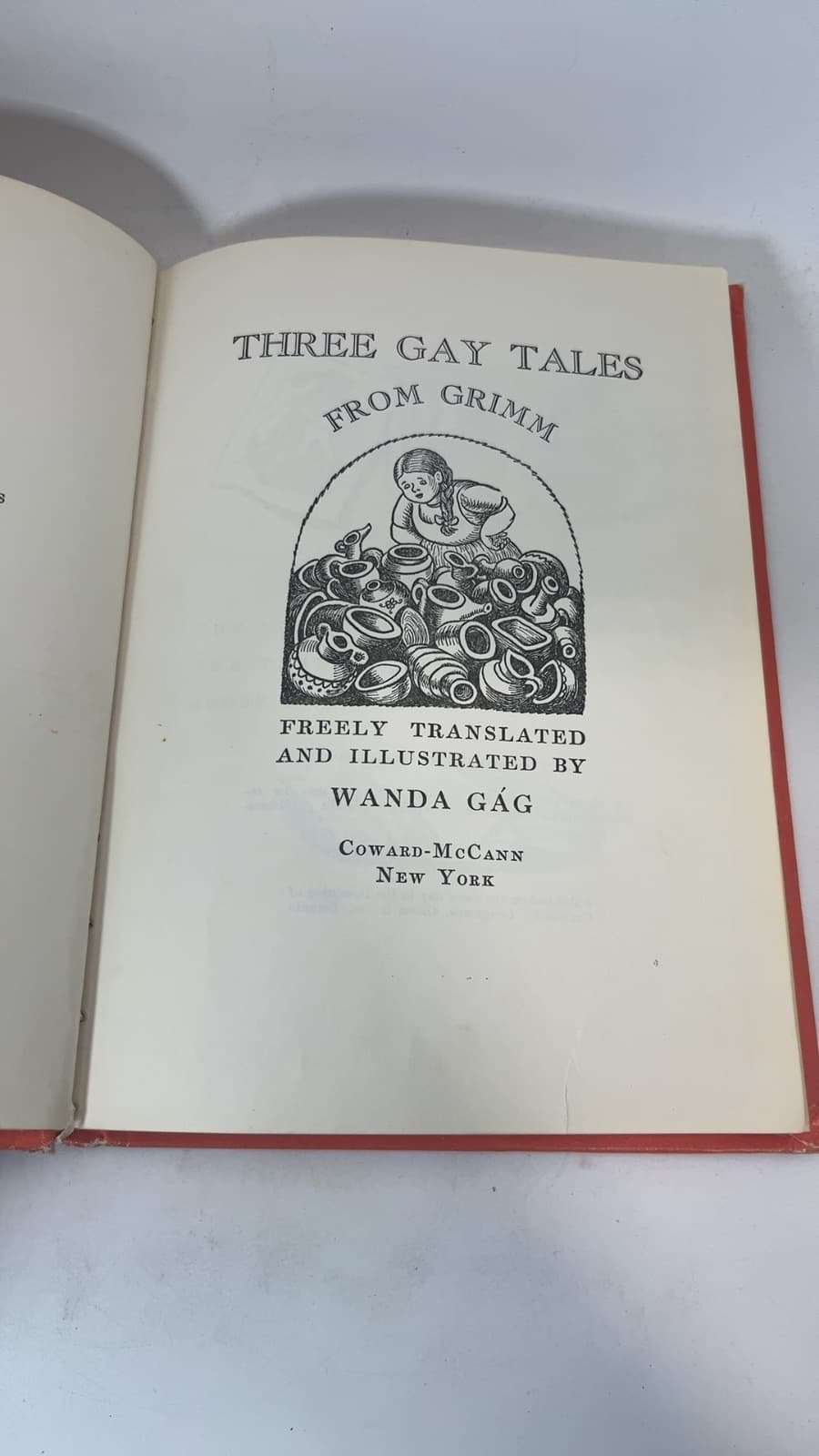 Three Gay Tales from Grimm by Wanda Gág - title page