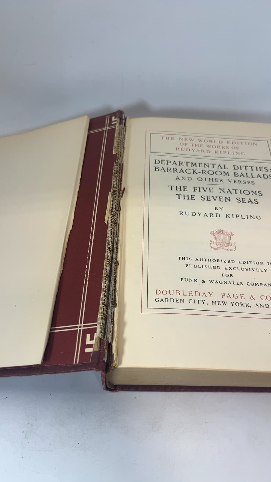 Departmental Ditties: Barrack-Room Ballads and Other Verses, The Five Nations, The Seven Seas by Rudyard Kipling - additional view