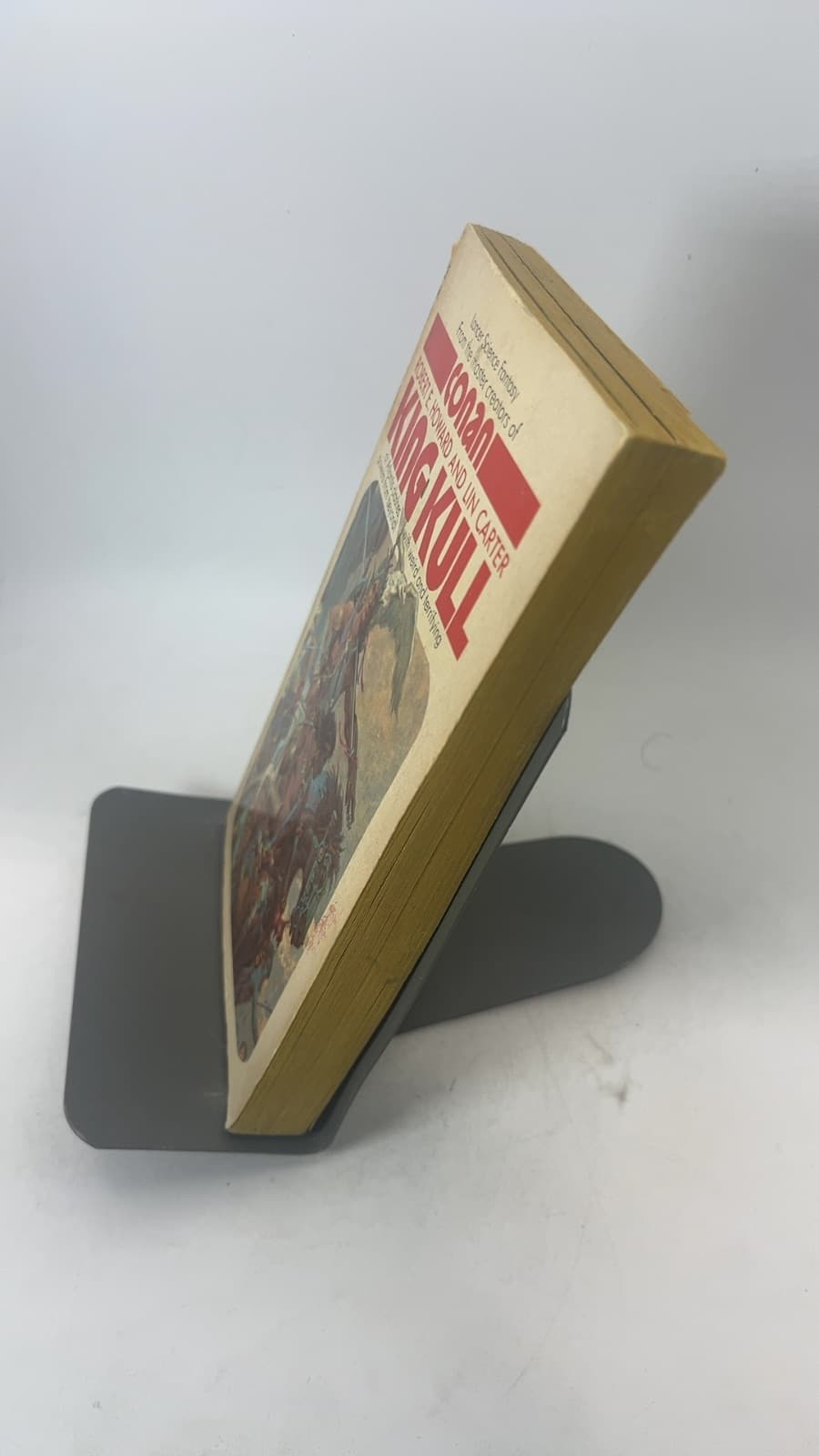 King Kull by Robert E. Howard and Lin Carter - quarter view showing binding condition