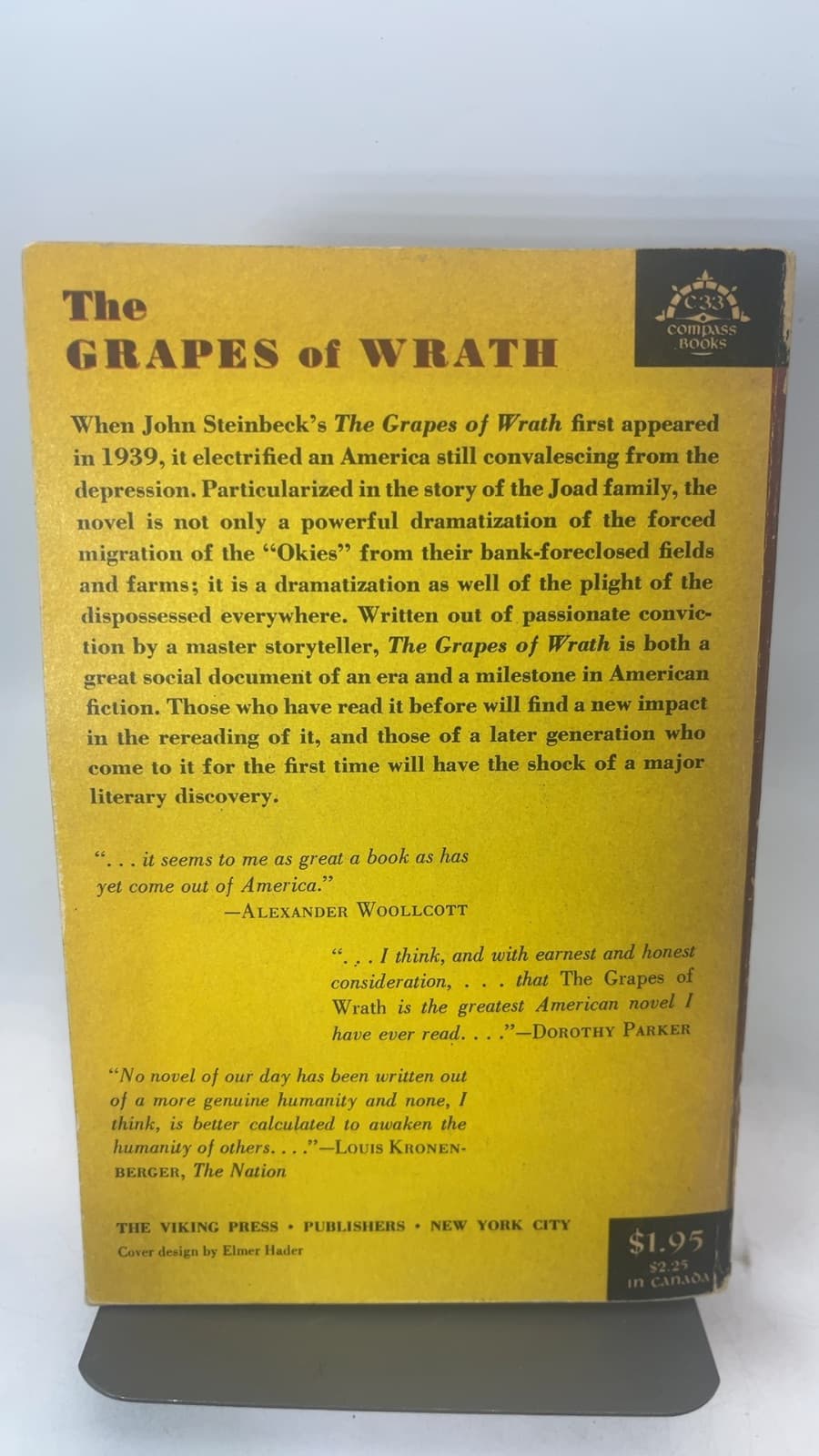The Grapes of Wrath by John Steinbeck - additional view