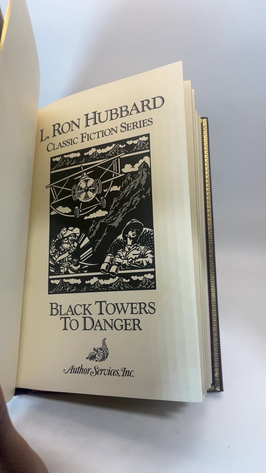 Black Towers to Danger - Classic Fiction Series  by L. Ron Hubbard - title page