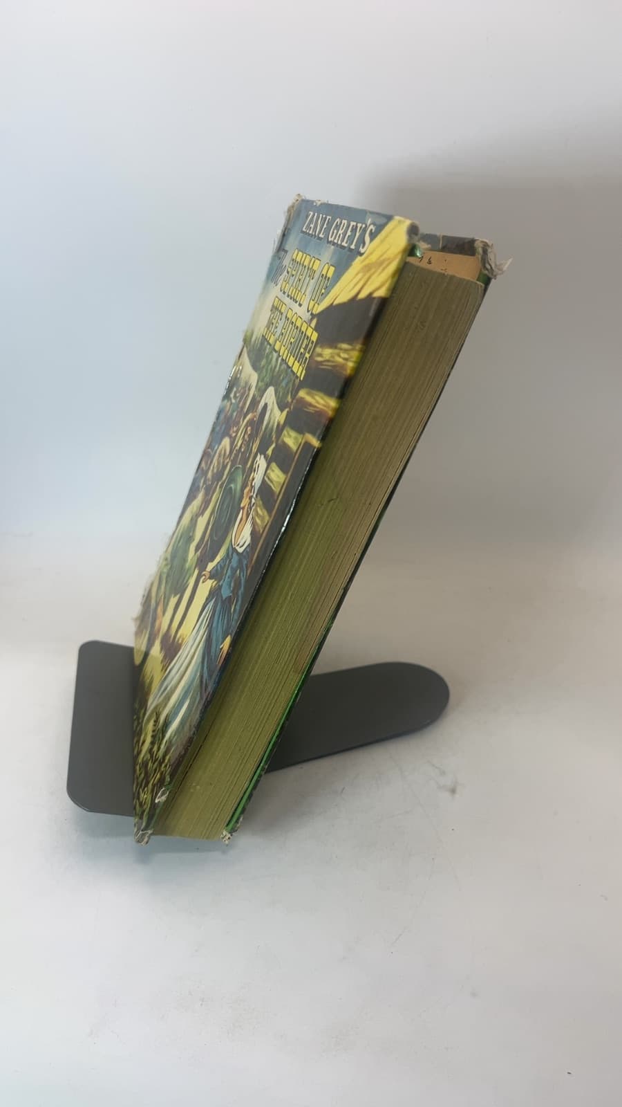 The Spirit of the Border by Zane Grey - quarter view showing binding condition