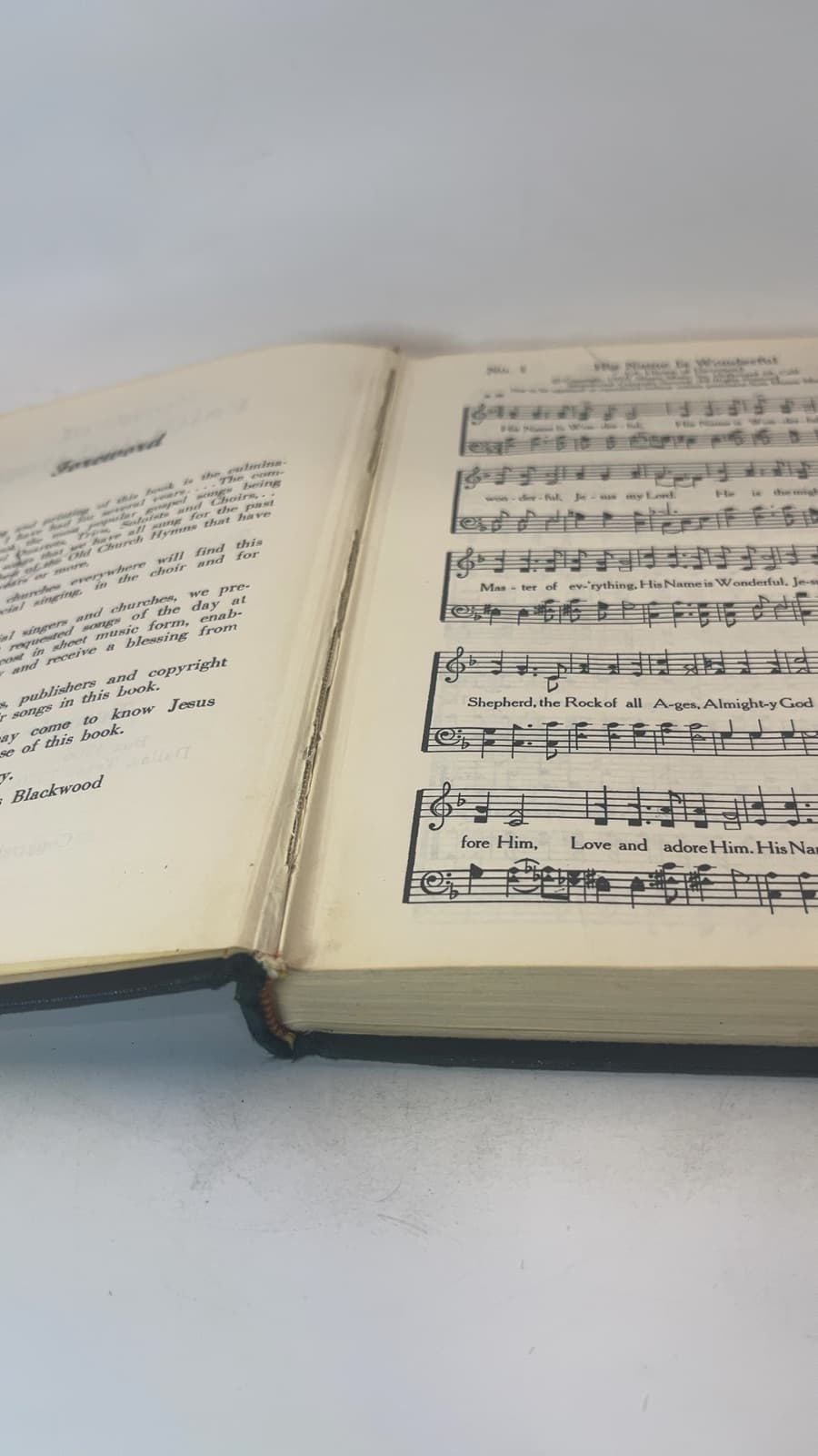 Songs of Faith and Hope by James Blackwood - copyright page showing 1966 details