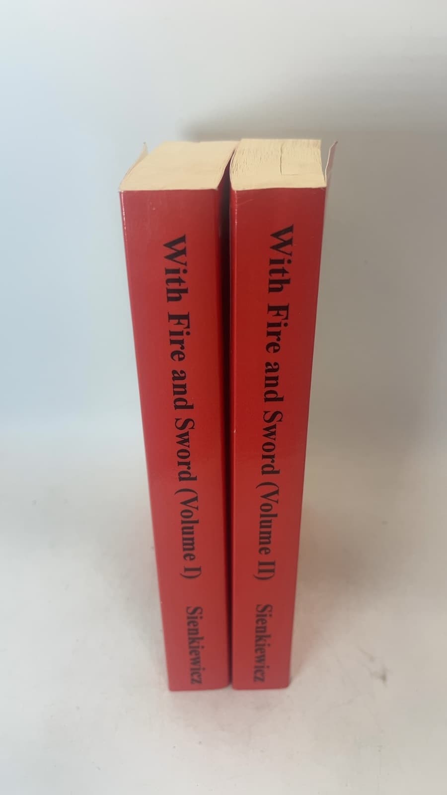 With Fire and Sword: A Tale of the Past -  Volume 1 and 2  by Henryk Sienkiewicz - front cover