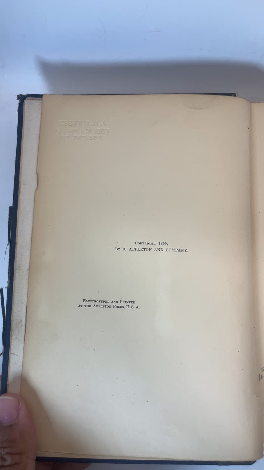 A History of American Privateers by Edgar Stanton Maclay, A.M. - copyright page showing 1899 details