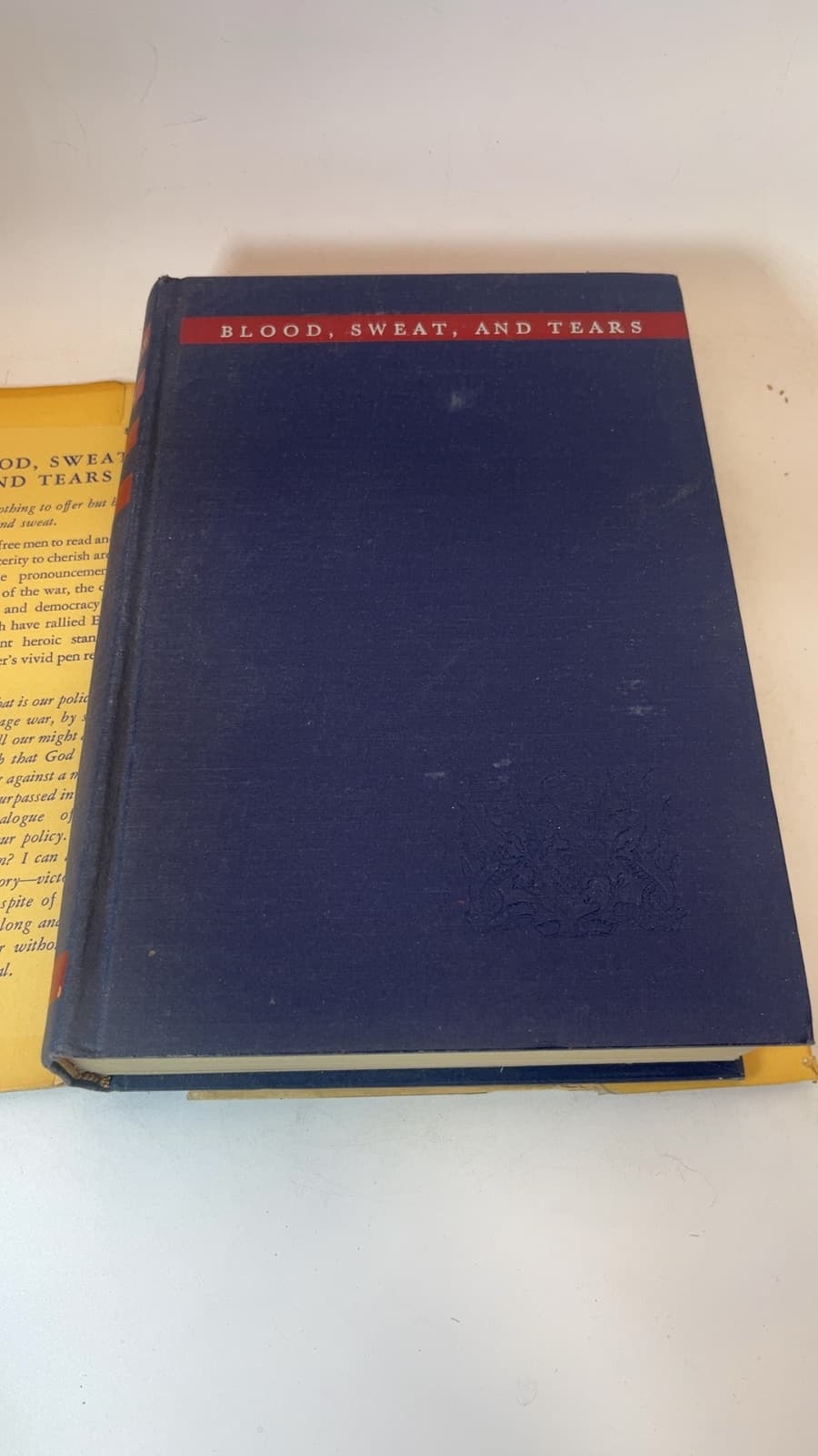 Blood, Sweat, and Tears by The Rt. Hon. Winston S. Churchill C.H., M.P. - additional view