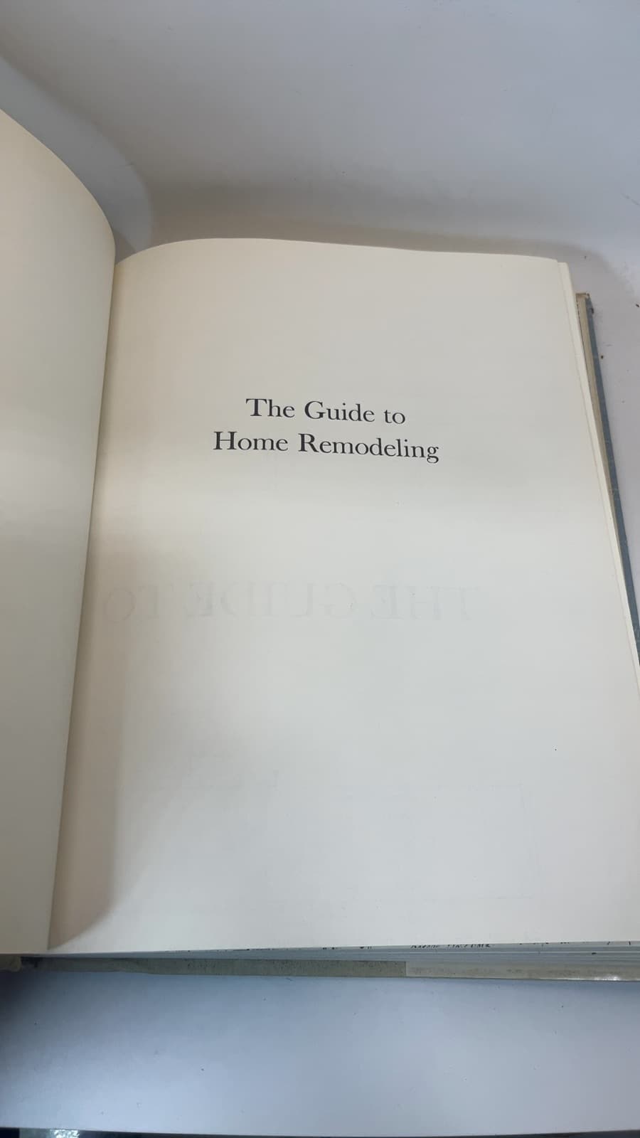 The Guide to Home Remodeling by A. J. Harmon A.I.A. - title page