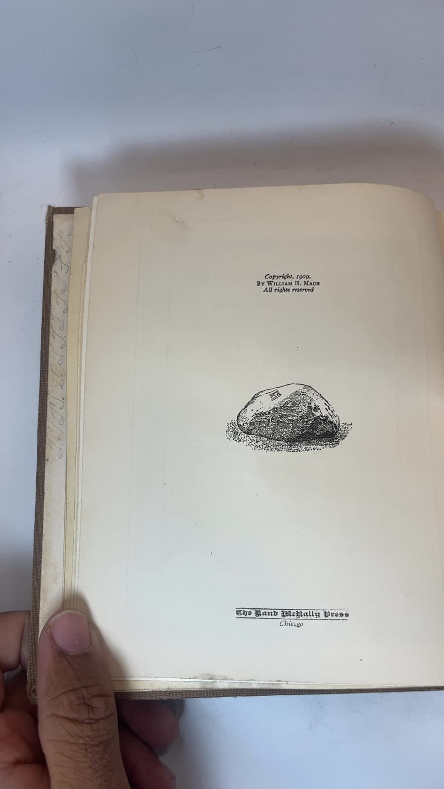 A Primary History: Stories of Heroism by William H. Mace - copyright page showing 1909 details