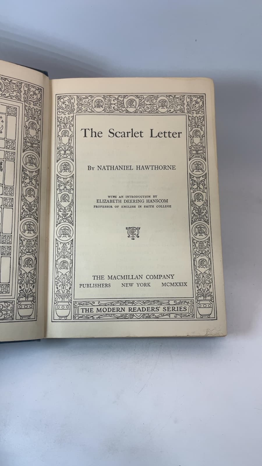The Scarlet Letter by Nathaniel Hawthorne - title page