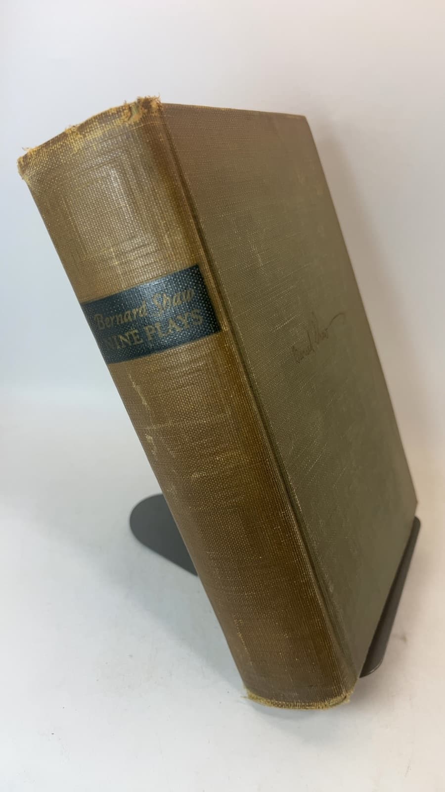 Nine Plays by Bernard Shaw - front cover