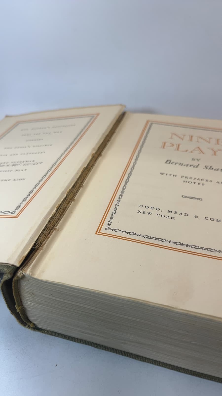 Nine Plays by Bernard Shaw - additional view