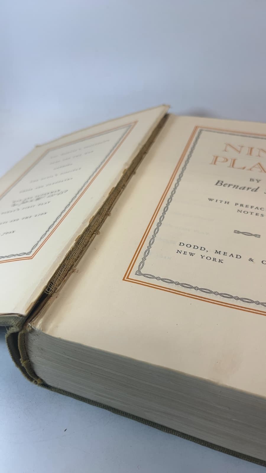 Nine Plays by Bernard Shaw - additional view