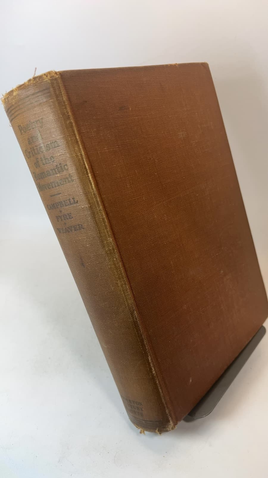 Poetry and Criticism of the Romantic Movement by Oscar James Campbell, J. F. A. Pyre, Bennett Weaver - front cover