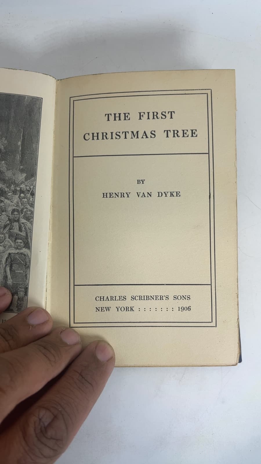The First Christmas Tree by Henry Van Dyke - title page