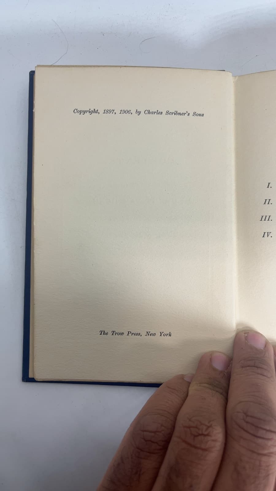 The First Christmas Tree by Henry Van Dyke - copyright page showing 1906 details