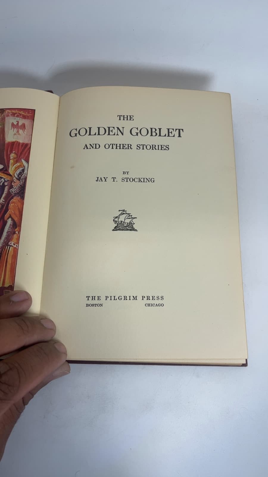 The Golden Goblet and Other Stories by Jay T. Stocking - title page