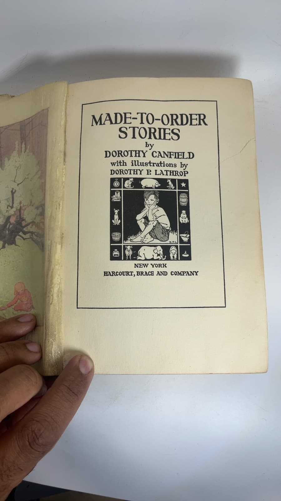 Made-to-Order Stories by Dorothy Canfield - title page