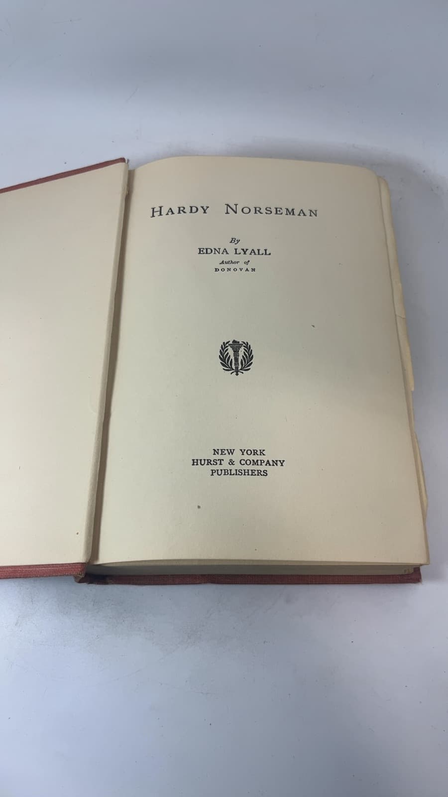 Hardy Norseman by Edna Lyall - title page