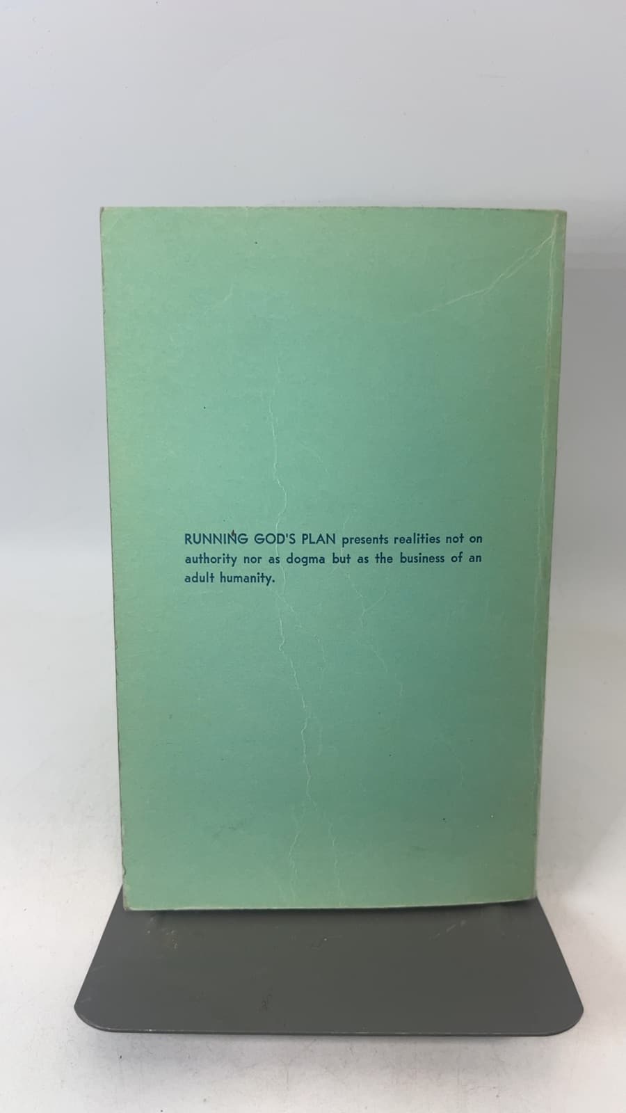 Running God's Plan by Foster Bailey (1972-12-03) by Foster Bailey - additional view