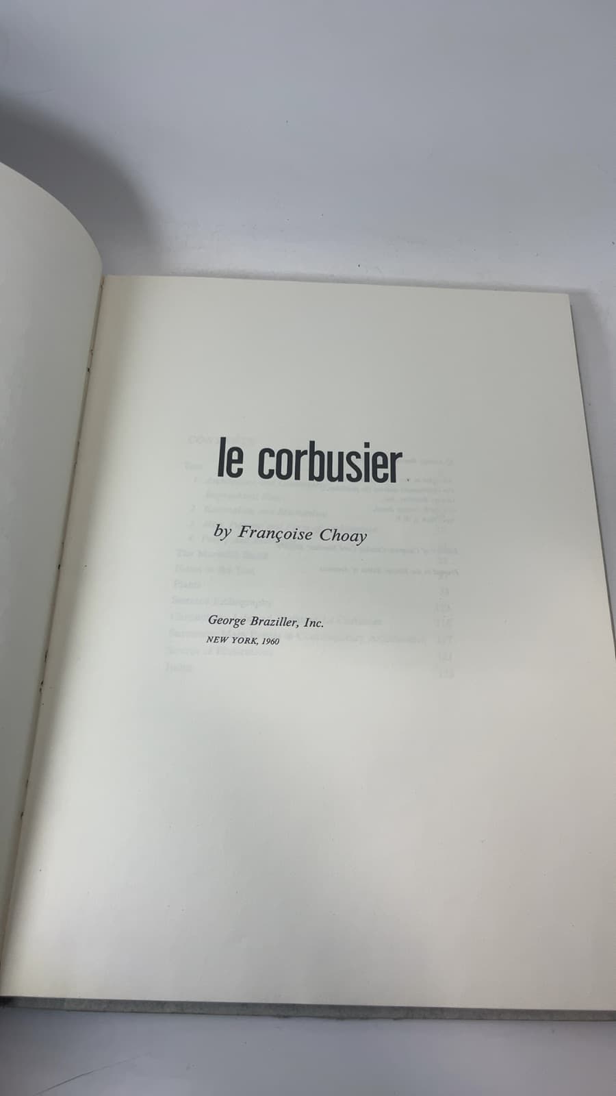 le corbusier by Françoise Choay - title page