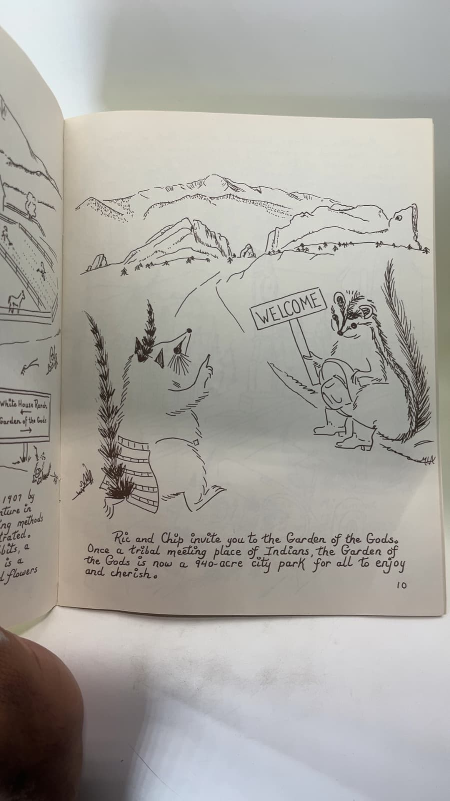 Adventuring with Ric and Chip to Pikes Peak Places by Mary Lou Anderson - copyright page showing 1978 details