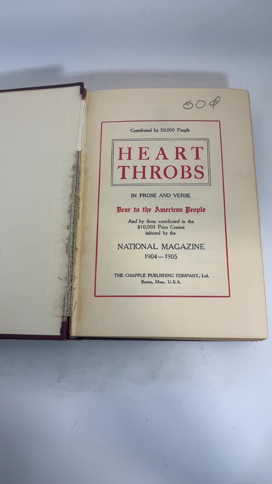 Heart Throbs by Various - title page