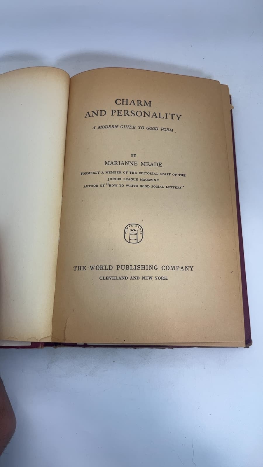 Charm and Personality: A Modern Guide to Good Form by Marianne Meade - title page