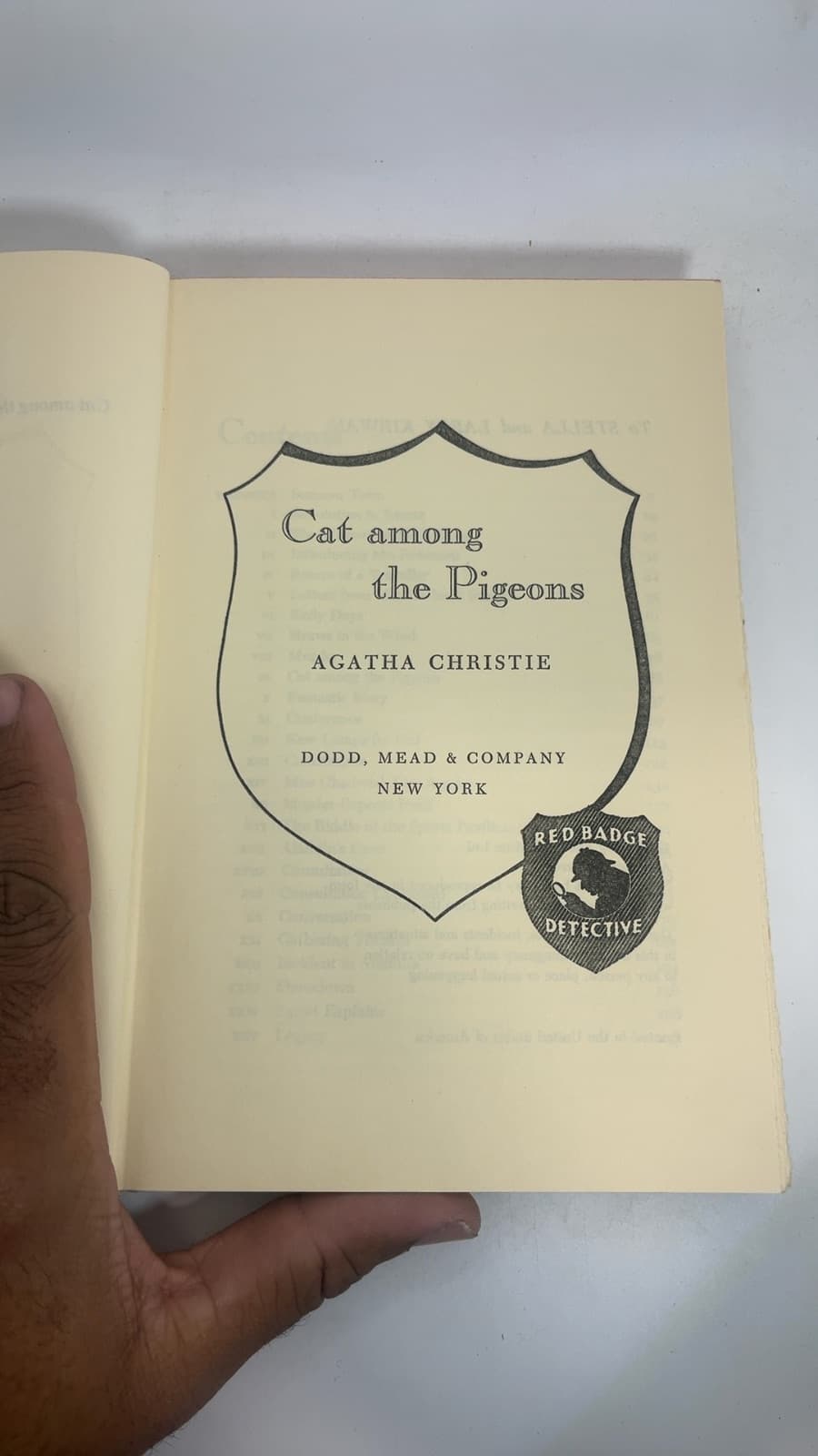 Cat Among the Pigeons by Agatha Christie - title page