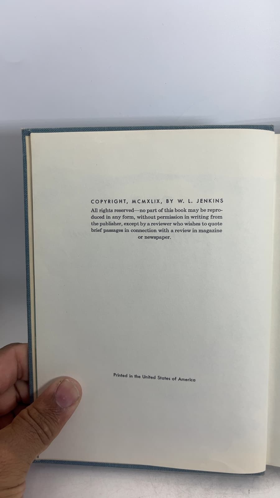 A Promise to Keep by James D. Smart - copyright page showing 1949 details