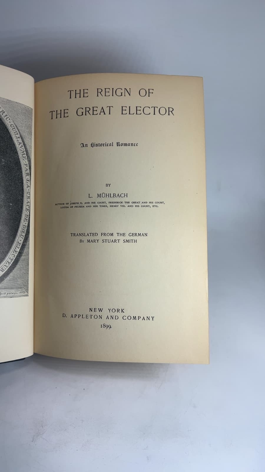 The Reign of the Great Elector by L. Mühlbach - title page