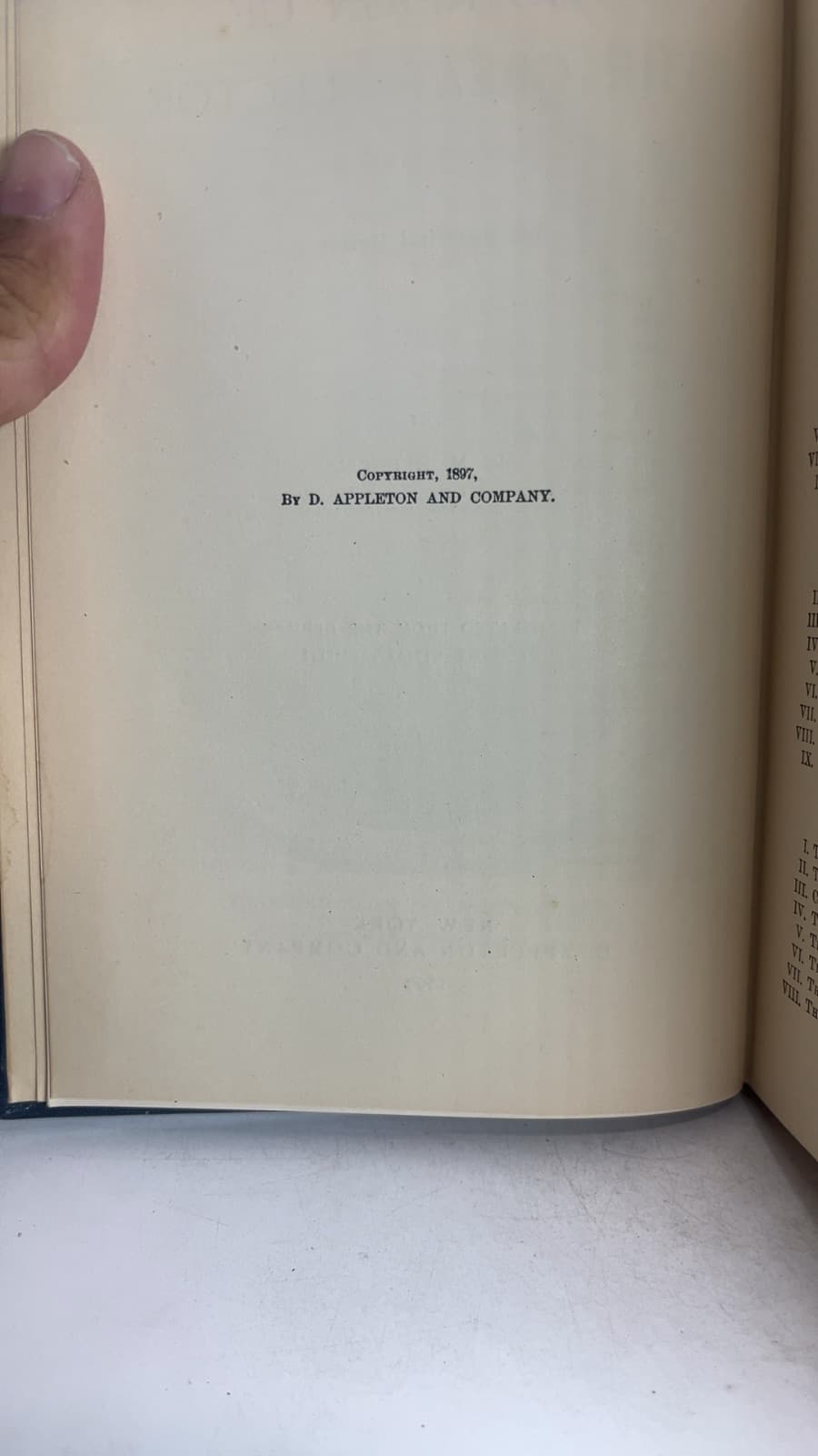 The Reign of the Great Elector by L. Mühlbach - copyright page showing 1899 details