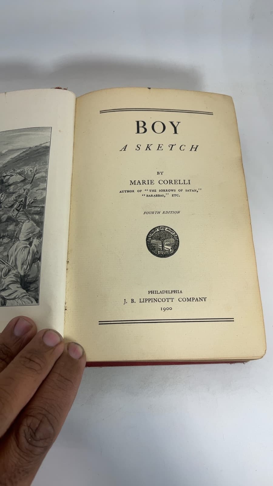 Boy: A Sketch by Marie Corelli - title page