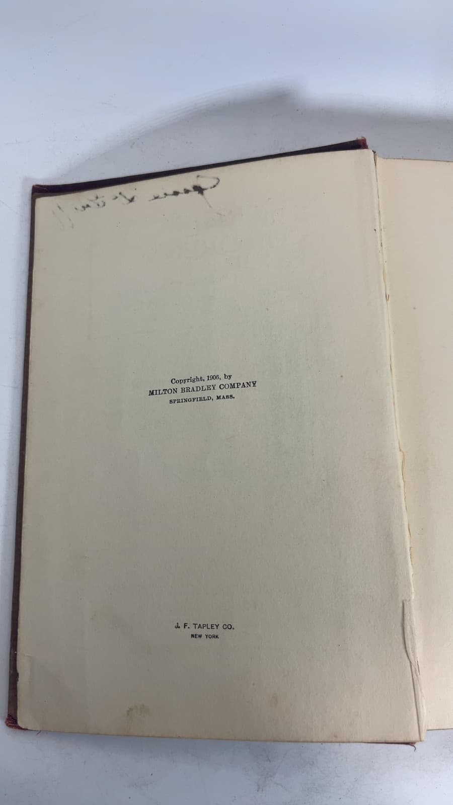 For The Children's Hour by Carolyn Sherwin Bailey and Clara M. Lewis - copyright page showing 1914 details