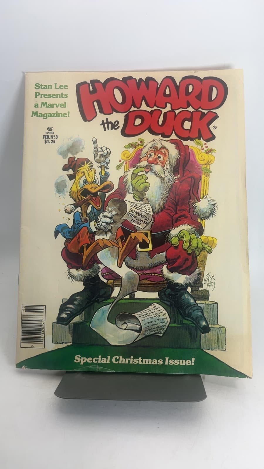 Stan Lee Presents a Marvel Magazine Howard the Duck - Christmas Issue  by Stan Lee (presents) - front cover