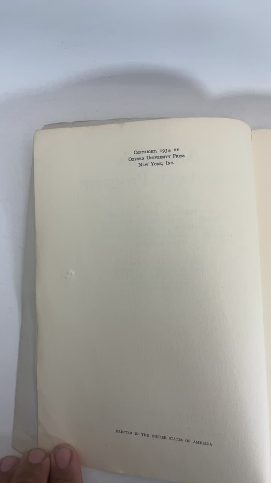 America's Recovery Program by A. A. Berle, Jr., John Dickinson, A. Heath Onthank, Leo Pasvolsky, Alexander Sachs, Herbert J. Tily, Willard L. Thorp, Rexford G. Tugwell, Leo Wolman - copyright page showing 1934 details