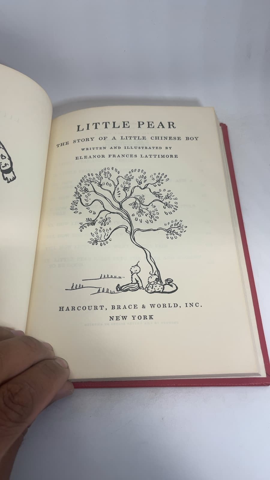 Little Pear: The Story of a Little Chinese Boy by Eleanor Frances Lattimore - title page