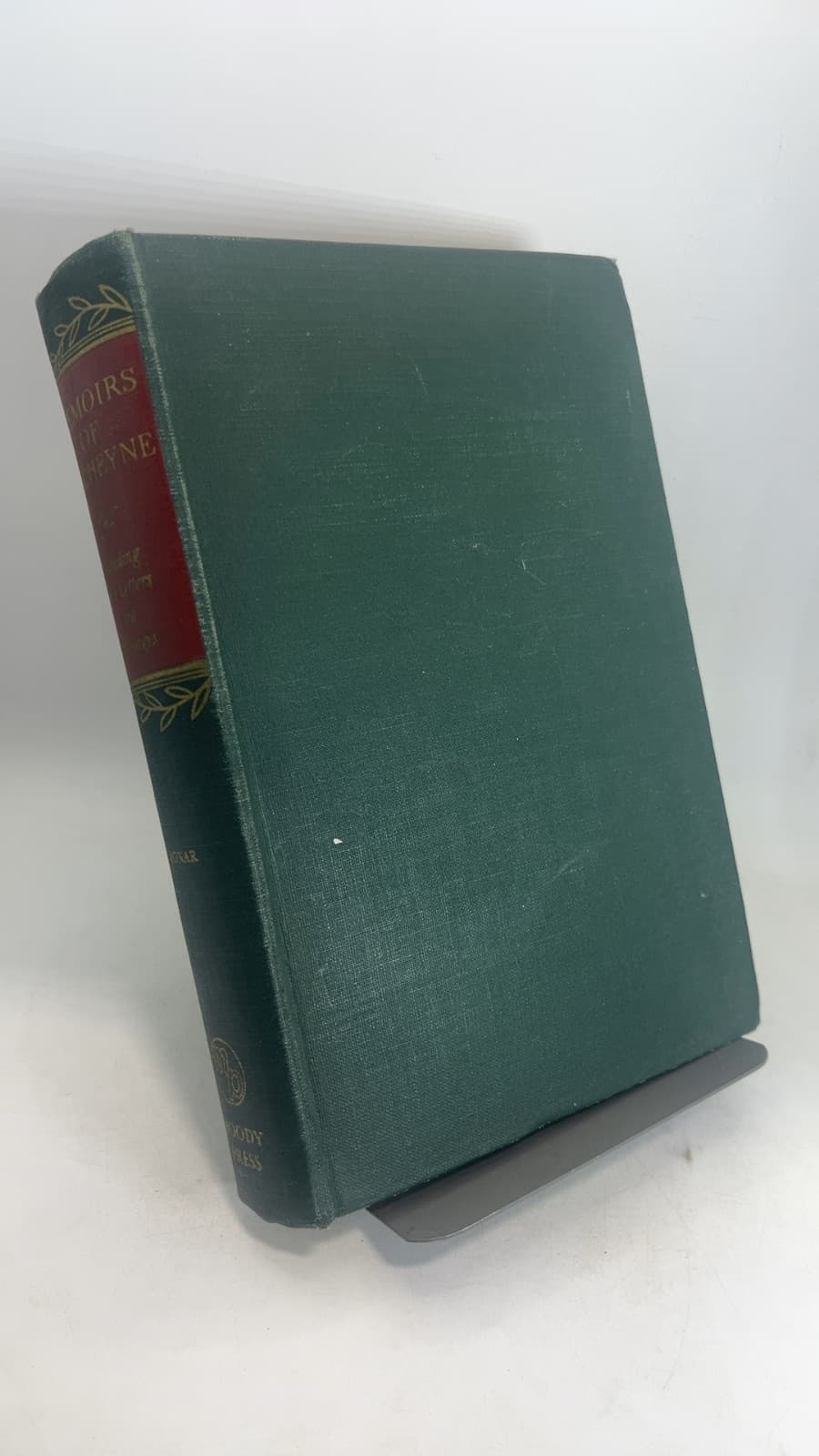 Memoirs of McCheyne by Andrew A. Bonar - front cover